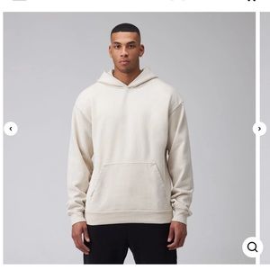 Talentless MENS HEAVYWEIGHT HOODIE in Bone size Large